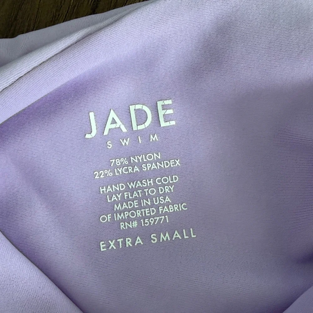Jade Swim Women Lavender Purple One Shoulder‎ One Piece Swimsuit Extra Small XS